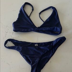 Women's Navy Bikini Set